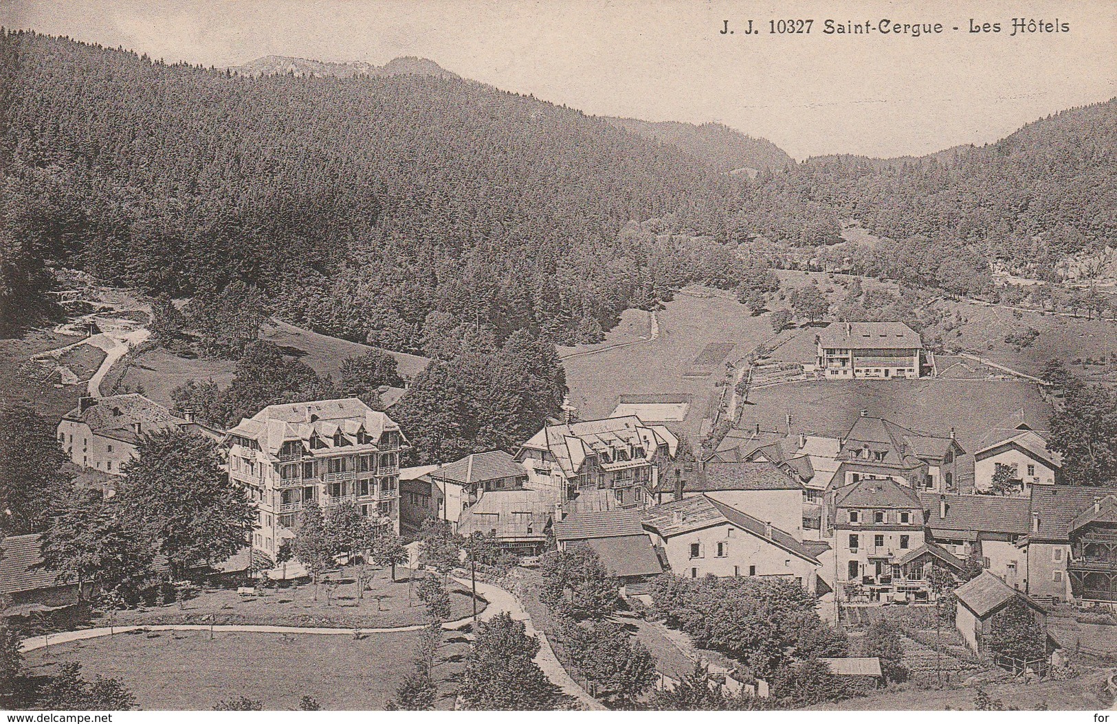 Suisse : SAINT-CERGUE : Les Hotels - Saint-Cergue