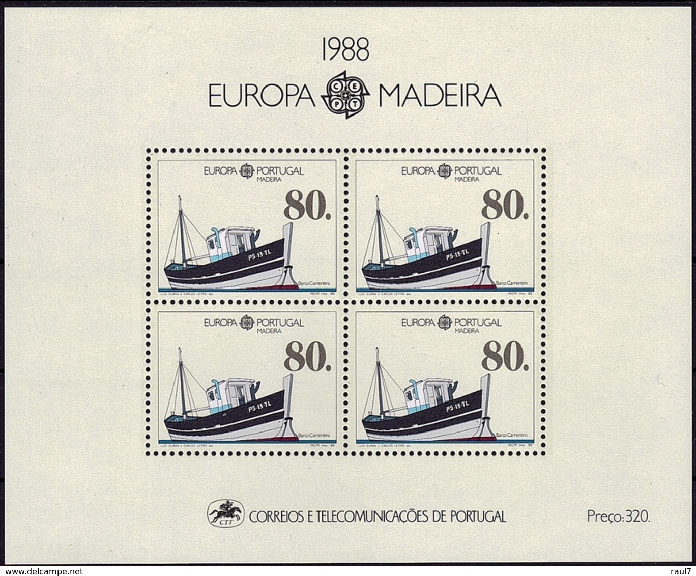 EUROPA - CEPT 1988 - Madeira - BF Neuf // Mnh - 1988