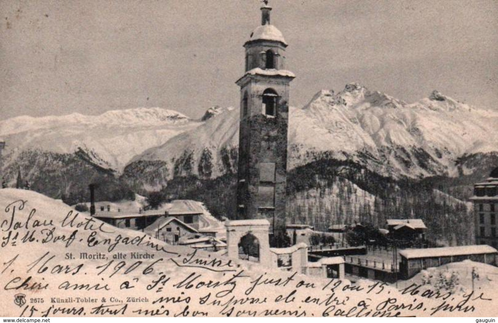 CPA - St MORITZ - Vue De La Ville ... Kirche - Other & Unclassified