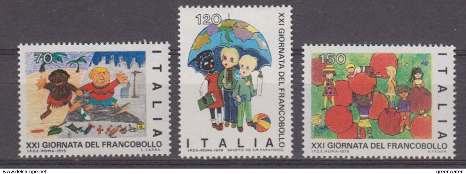 Italy 1979 Stamp Day / Giornata Del Francobolli 3v ** Mnh (42488) - 1971-80: Afgestempeld