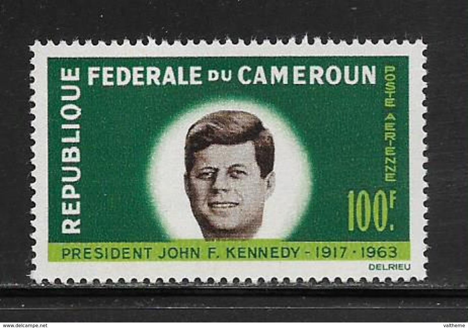 CAMEROUN  ( AFCA - 55 )  1964  N° YVERT ET TELLIER  POSTE AERIENNE N° 63   N** - Kamerun (1960-...)