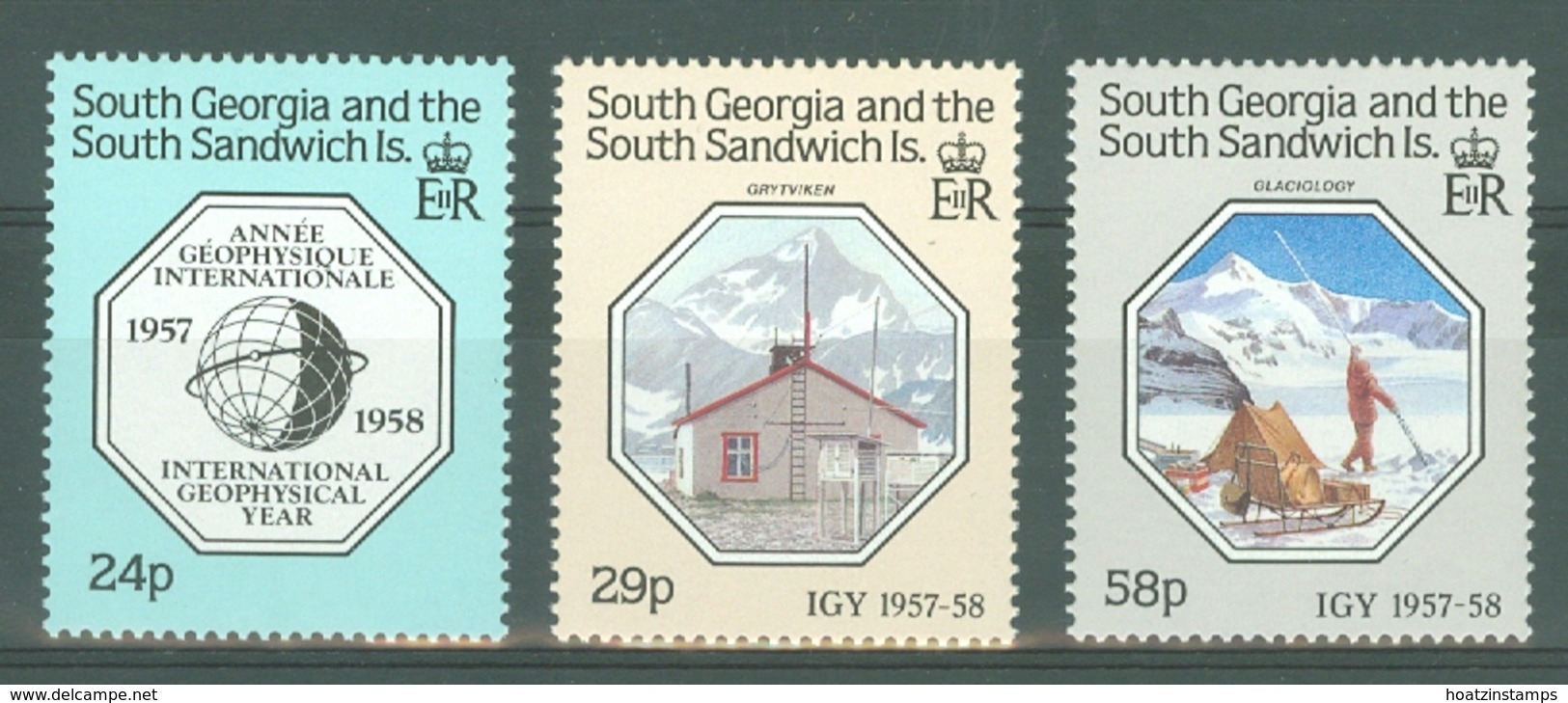 South Georgia: 1987   30th Anniv Of International Geophysical Year     MNH - South Georgia