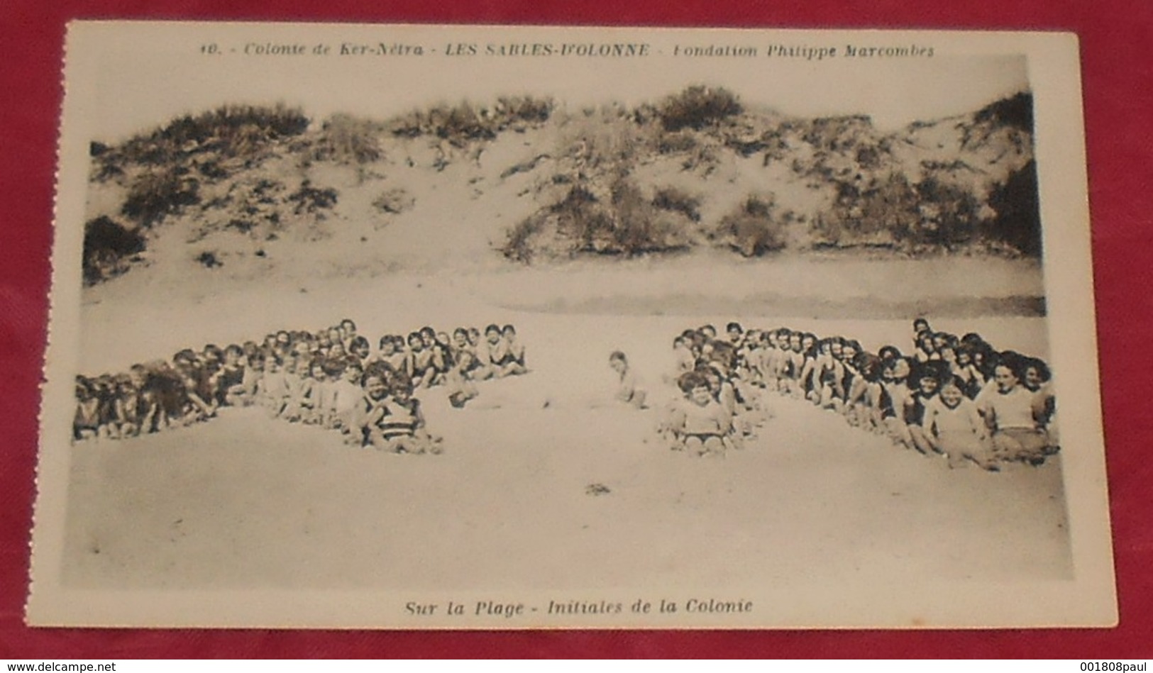 85 - Colonie De Ker Nétra - Les Sables D'Olonne - Fondation Philippe Marcombes - Sur La Plage :: Animation --------- 497 - Sables D'Olonne