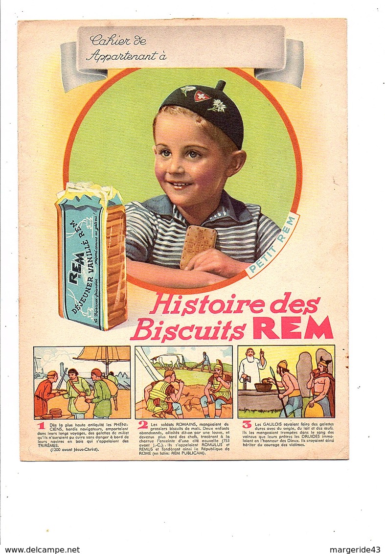 PROTEGE-CAHIER BISCUITS REM - Protège-cahiers