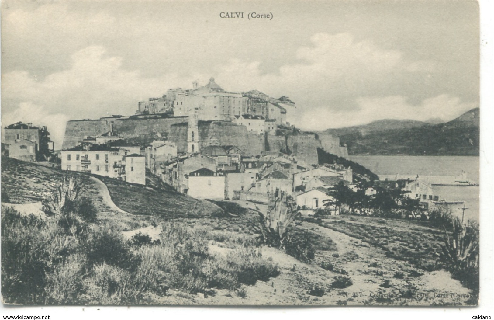 -2B-CORSE- CALVI -  Collection J.Moretti,Corte    Carte Pionniere - Calvi