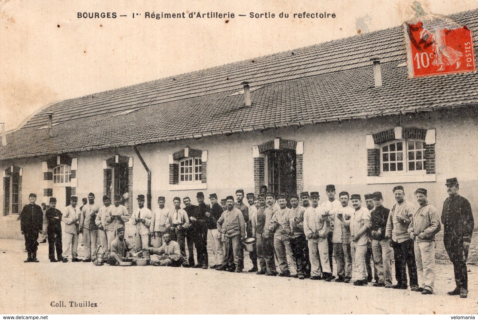 S1741 Cpa 18 Bourges - Régiment D'Artillerie, Sortie Du Réfectoire - Bourges