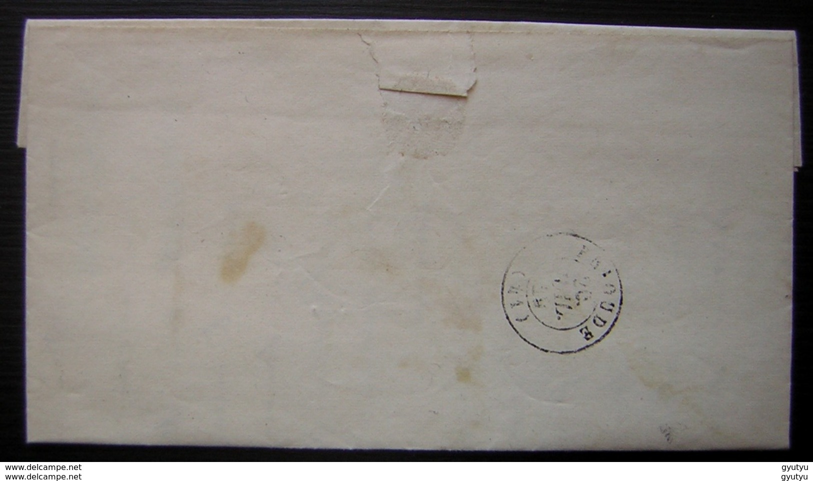 Haute-Loire 1849, Cursive 41 Auzon Sur Une Lettre Des Verreries De Notre Dame Du Port Cachet à Date De Brioudes - 1849-1876: Période Classique