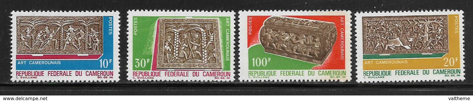 CAMEROUN  ( AFCA - 111 )  1967  N° YVERT ET TELLIER   N° 451/454   N** - Cameroun (1960-...)