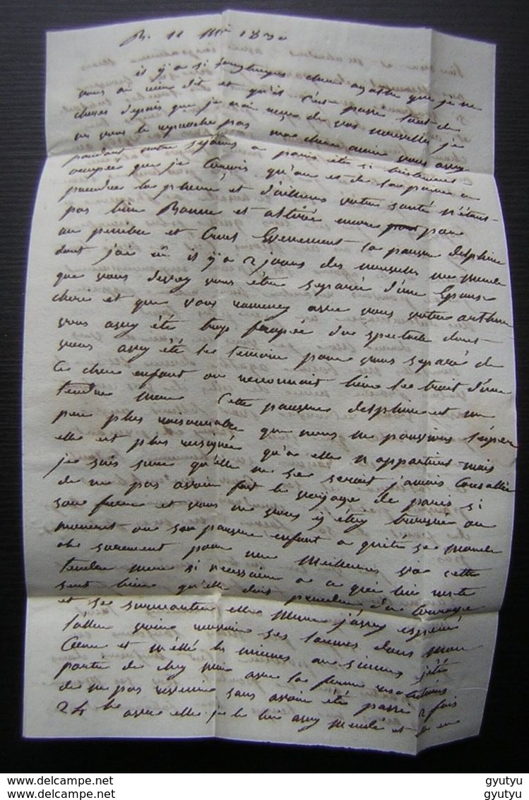 Gers: Cursive 31/ Masseube / MIRANDE + Dateur Sur LAC De 1830 (ind.24) - 1801-1848: Précurseurs XIX