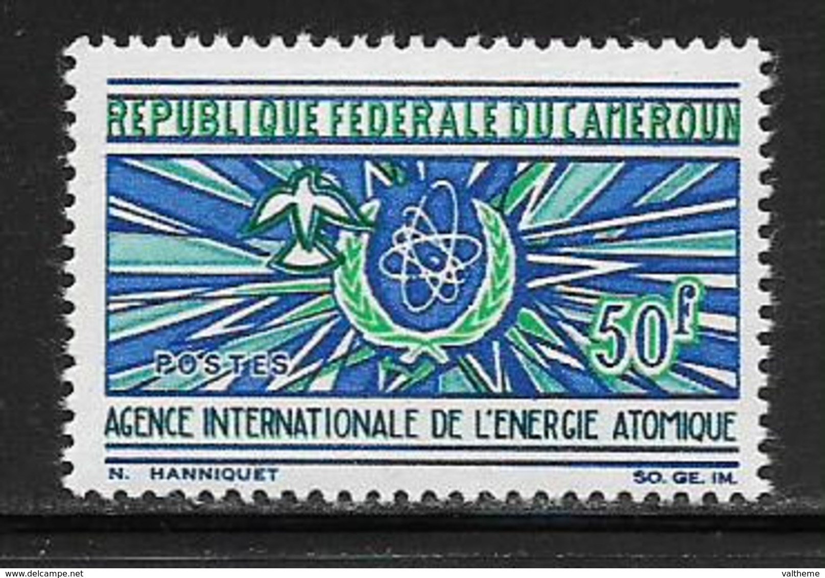 CAMEROUN  ( AFCA - 118 )  1967  N° YVERT ET TELLIER   N° 439   N** - Cameroun (1960-...)