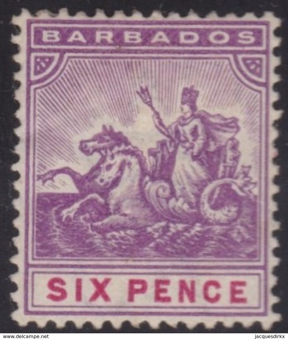 Barbados  .   SG  .  111      .   *     .    Mint-hinged     .   /    .   Ongebruikt - Barbados (...-1966)