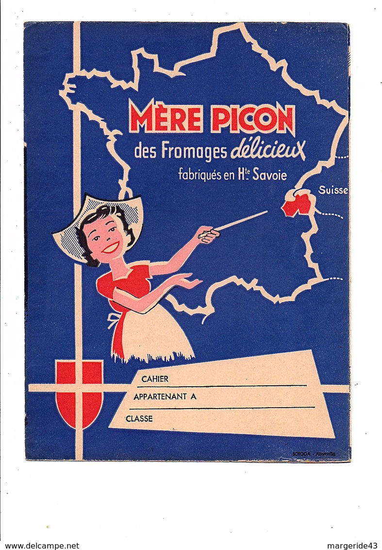 PROTEGE-CAHIER FROMAGES MERE PICON - Protège-cahiers