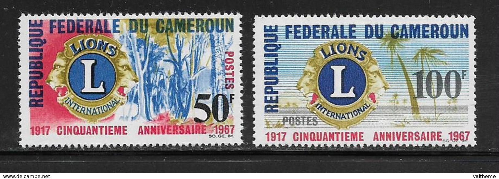 CAMEROUN  ( AFCA - 124 )  1967  N° YVERT ET TELLIER   N° 436/437   N** - Cameroun (1960-...)