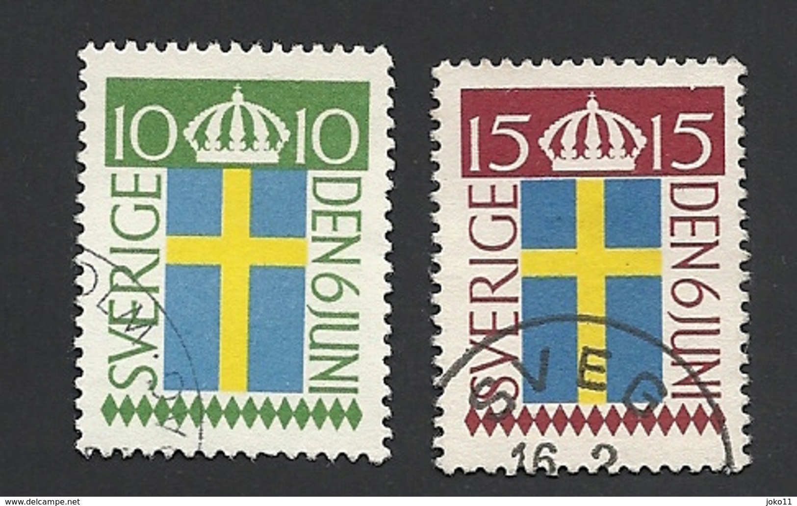 Schweden, 1955, Michel-Nr. 404-405, Gestempelt - Gebraucht