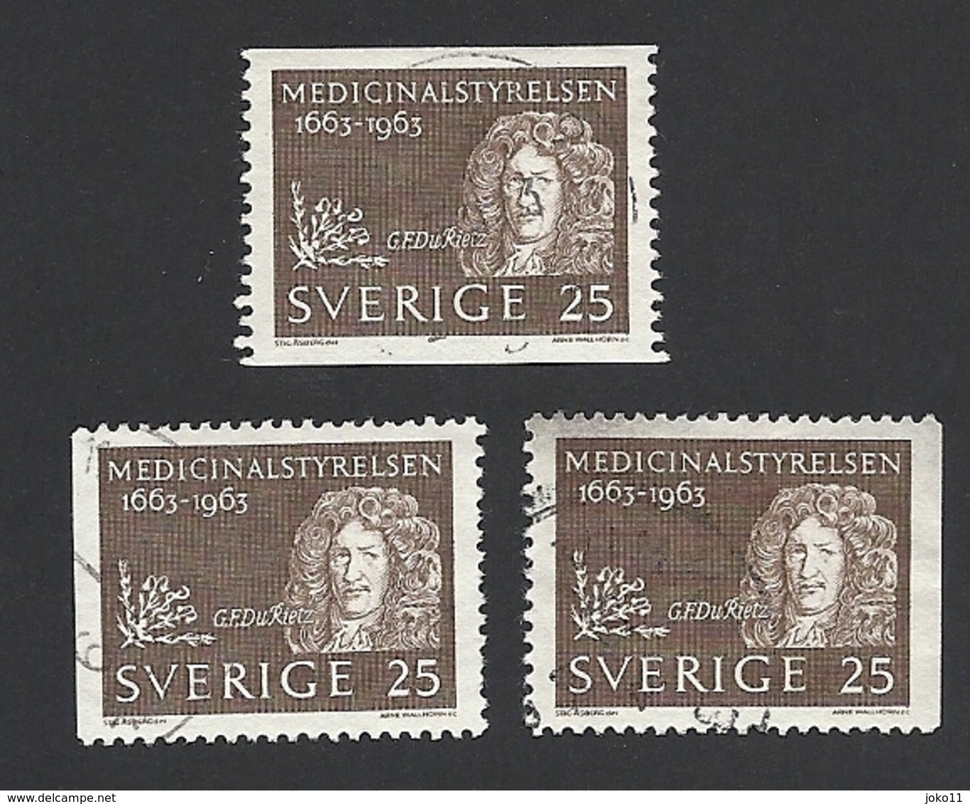 Schweden, 1963, Michel-Nr. 508 Dl+Dr, Gestempelt - Gebraucht