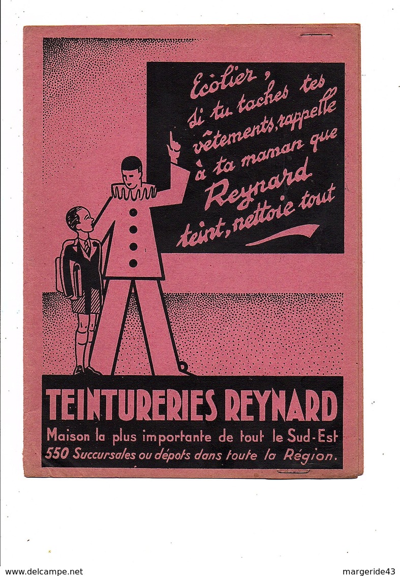 PROTEGE-CAHIER TEINTURERIES REYNARD - Protège-cahiers