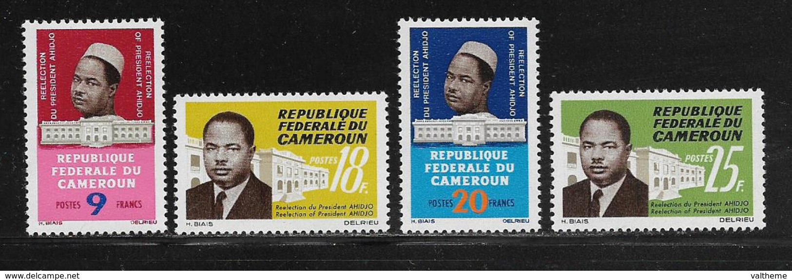 CAMEROUN  ( AFCA - 154 )  1965  N° YVERT ET TELLIER   N° 405/408   N** - Kamerun (1960-...)