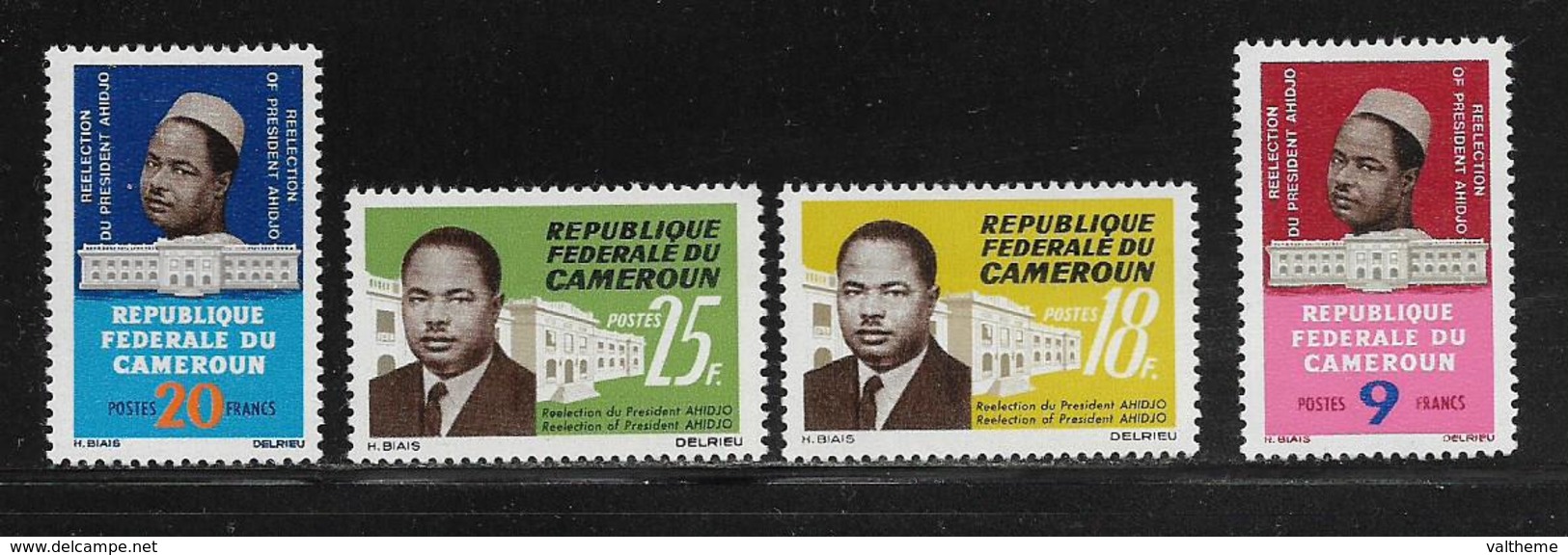 CAMEROUN  ( AFCA - 156 )  1965  N° YVERT ET TELLIER   N° 405/408   N** - Cameroun (1960-...)