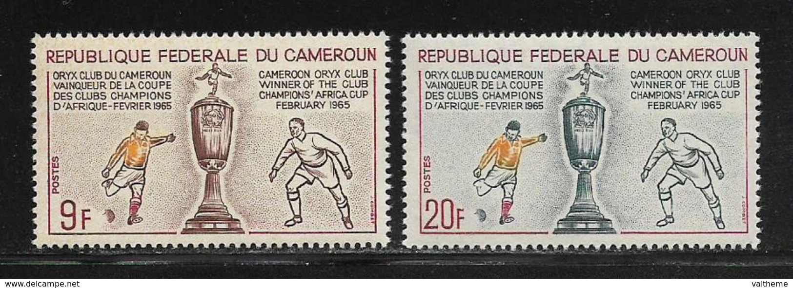 CAMEROUN  ( AFCA - 165 )  1965  N° YVERT ET TELLIER   N° 399/400   N** - Cameroun (1960-...)