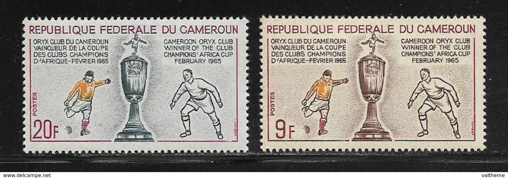 CAMEROUN  ( AFCA - 166 )  1965  N° YVERT ET TELLIER   N° 399/400   N** - Cameroun (1960-...)