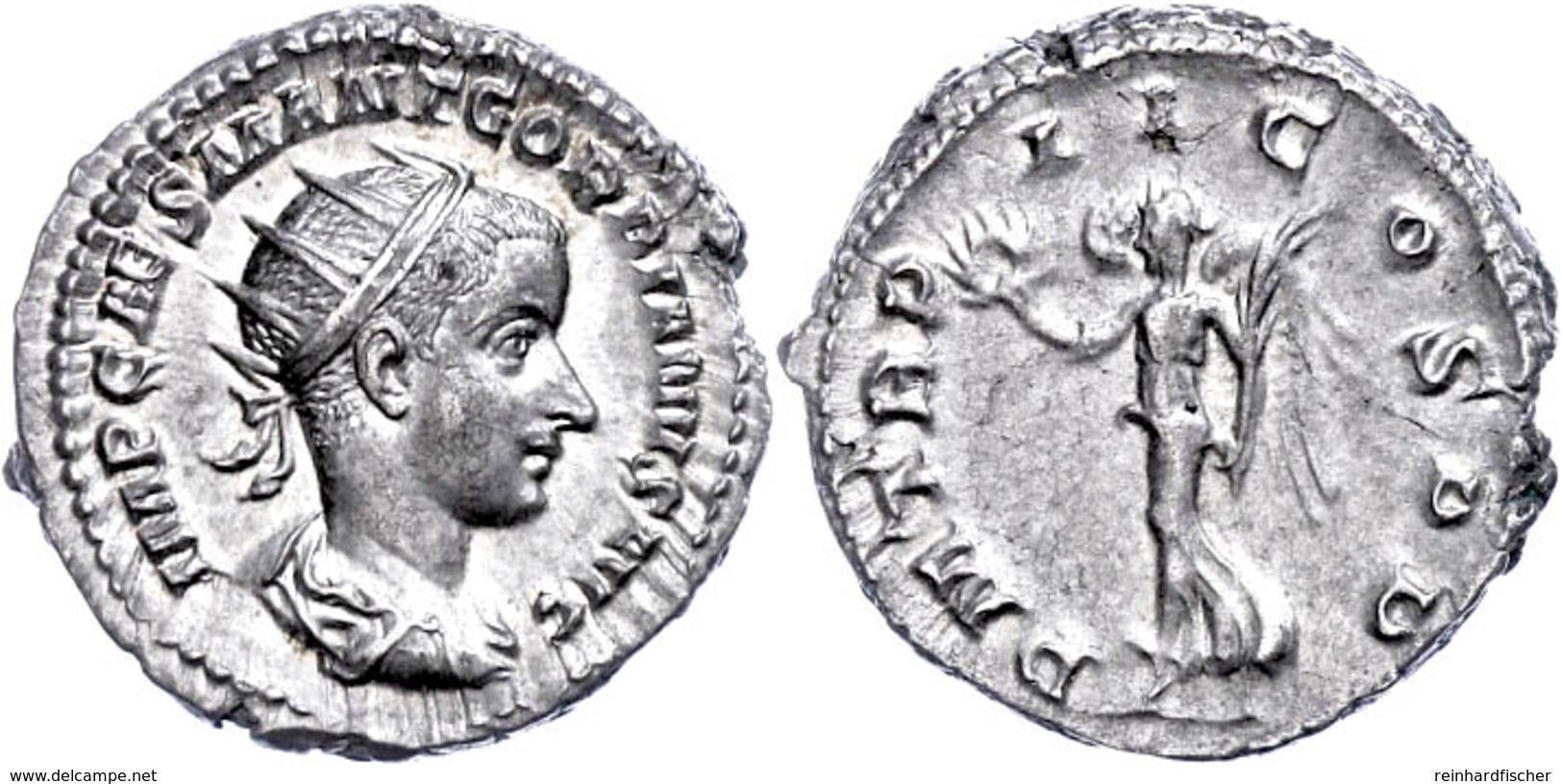 Gordianus III., 238-244, Antoninian (5,06g). Av: Büste Nach Rechts, Darum Umschrift. Rev: Stehende Providentia Nach Link - Sonstige & Ohne Zuordnung