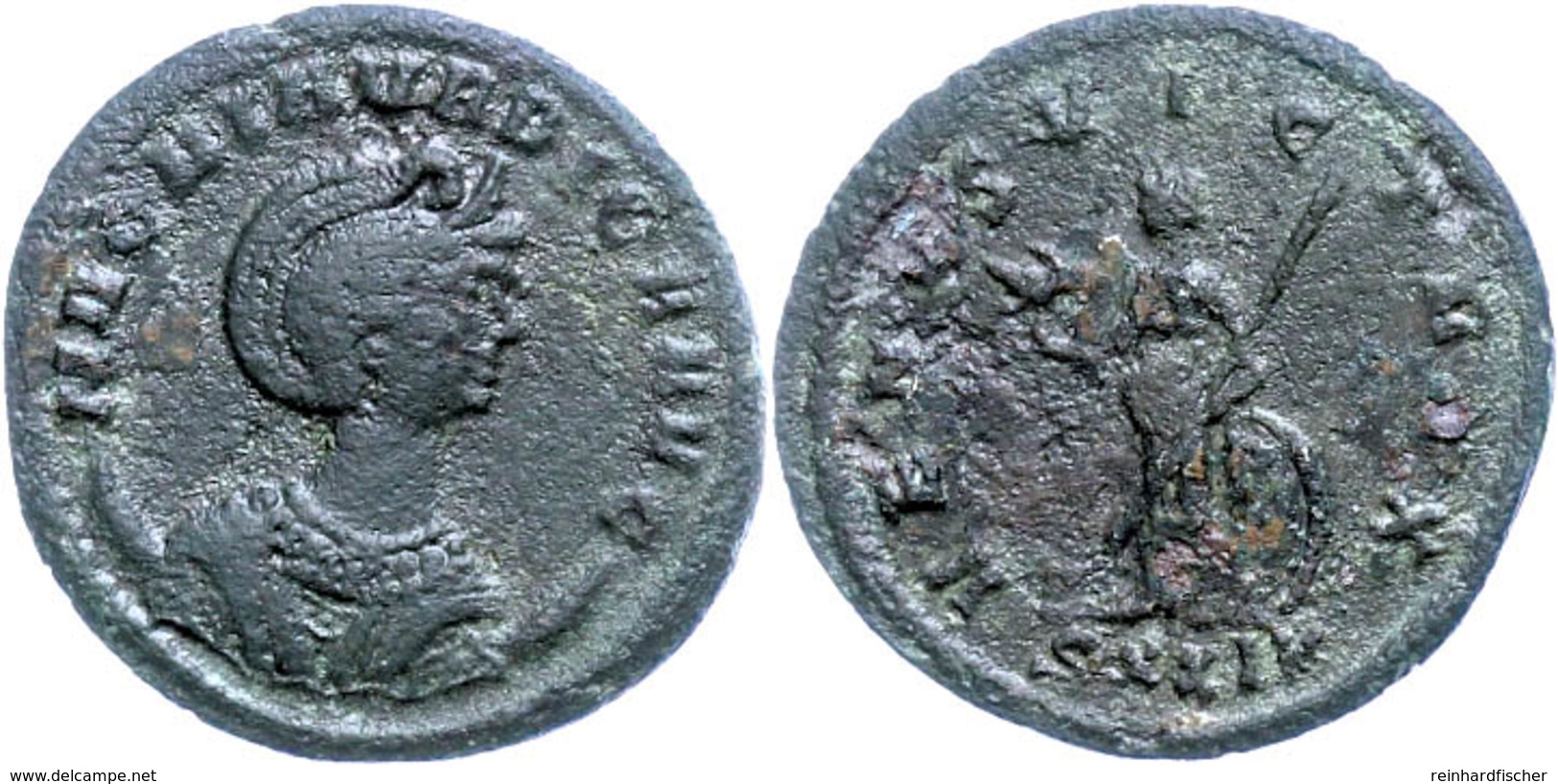 Magnia Urbica, 283-285, Antoninian (2,34g), Ticinum. Av: Büste Nach Rechts, Darum "MAGNIA VRBICA AVG". Rev: Stehende Ven - Sonstige & Ohne Zuordnung