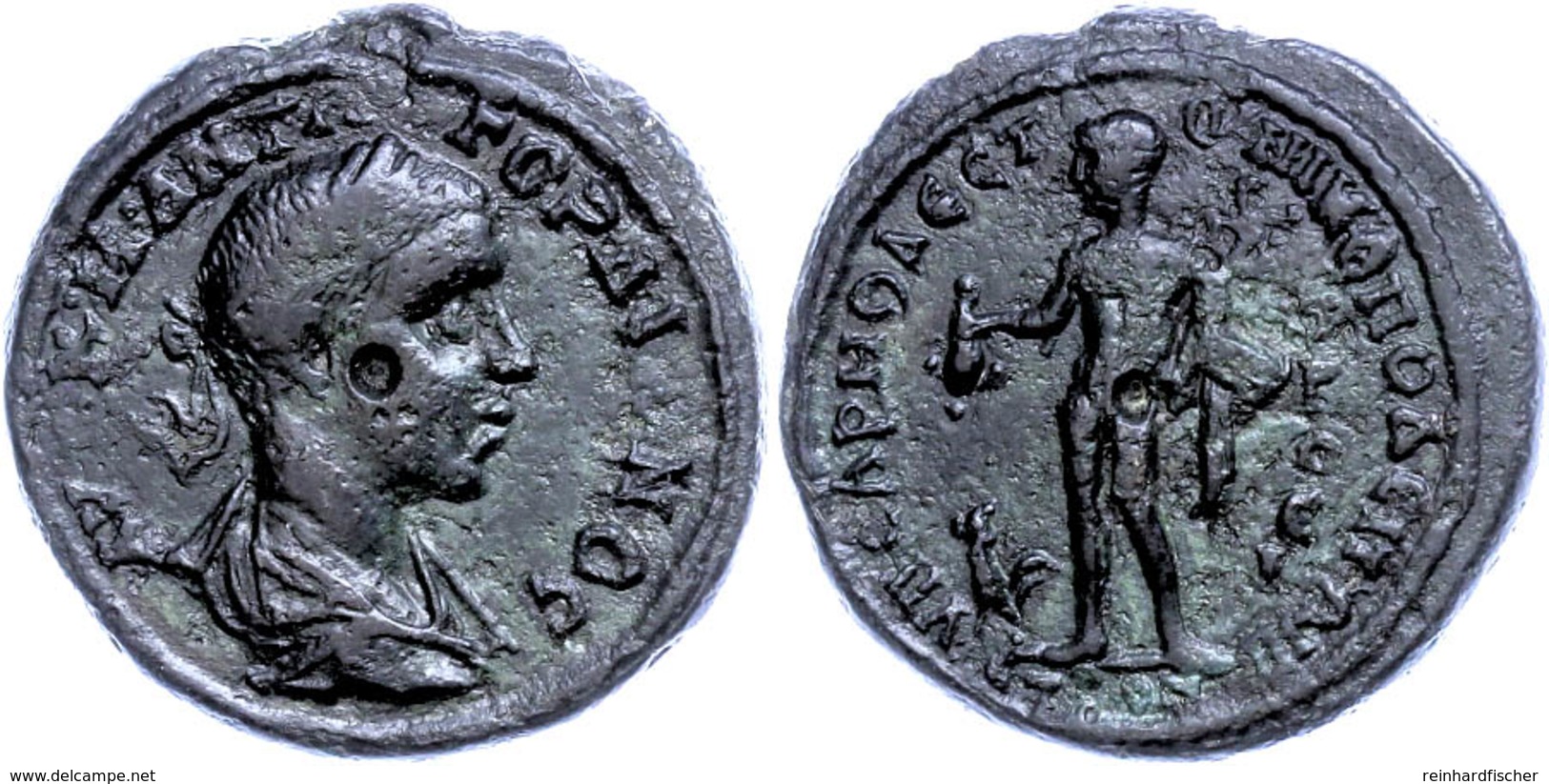 Moesia Inferior, Nikopolis, Æ (14,47g), Gordianus III., 238-244. Av: Büste Nach Rechts, Darum Umschrift. Rev: Stehender  - Röm. Provinz