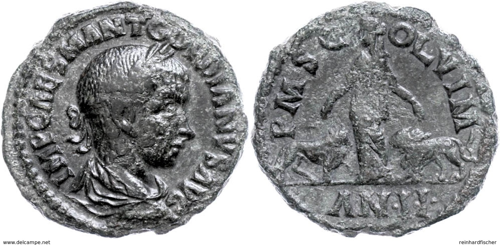 Moesia Superior, Viminacium, Æ (18,28g), Gordianus III., 238-244. Av: Büste Nach Rechts, Darum "IMP CAES M ANT GORDIANVS - Röm. Provinz
