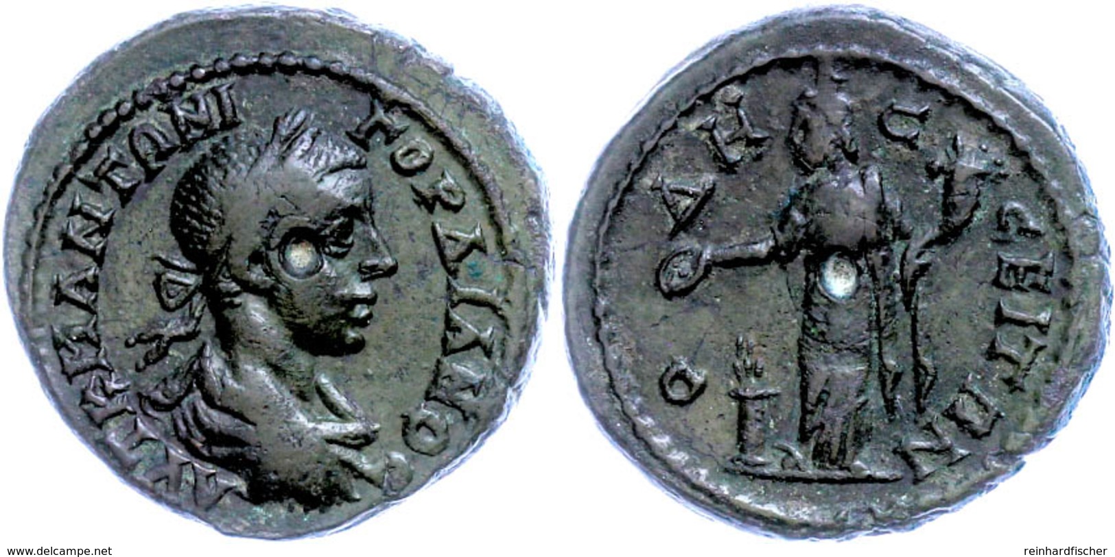 Moesien, Odessos, Æ-Tetrassarion (11,61g), 238-244, Gordianus III. Av: Büste Nach Rechts, Darum Umschrift. Rev: Stehende - Röm. Provinz