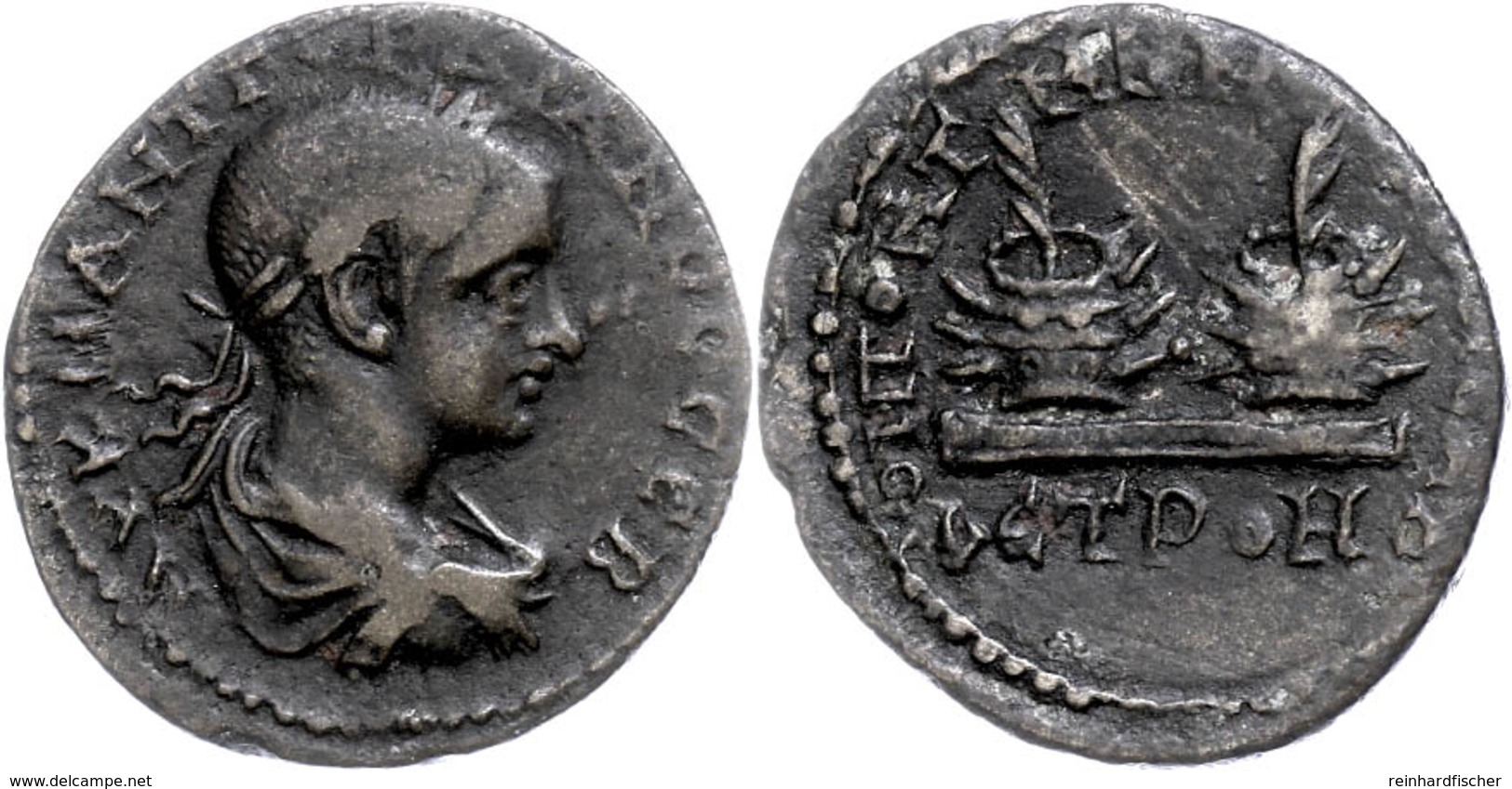 Pontos (Koinon), Neokaisareia, Æ (13,69g), Gordianus III.. 238-244. Av: Büste Nach Rechts, Darum Umschrift. Rev: Zwei Pr - Röm. Provinz