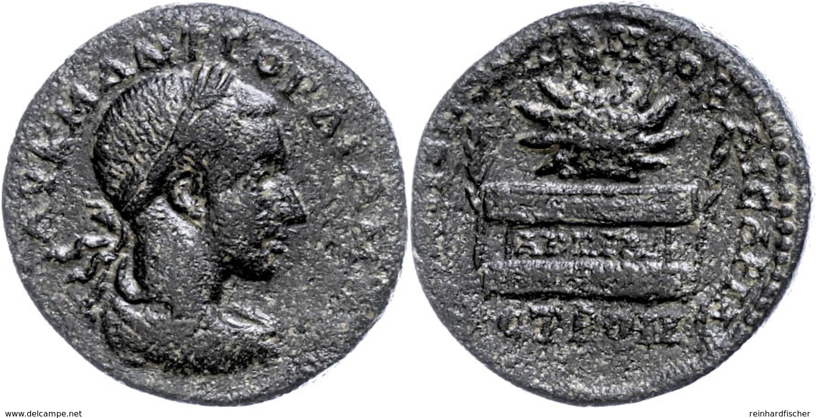 Pontos (Koinon), Neokaisareia, Æ (15,33g), Gordianus III.. 238-244. Av: Büste Nach Rechts, Darum Umschrift. Rev: Preiskr - Röm. Provinz