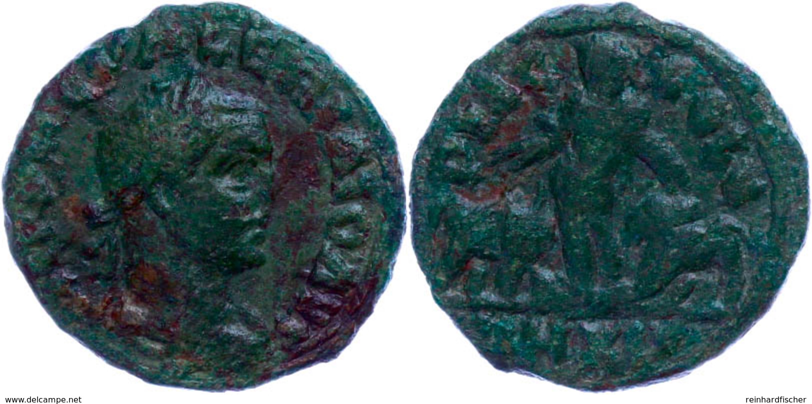 Moesien, Viminacium, Sesterz (8,02g), 253-260, Valerianus I. Av: Büste Nach Rechts, Darum Umschrift. Rev: Stehende Moesi - Röm. Provinz