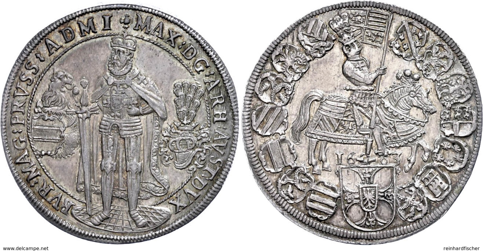 Taler, 1603, Maximilian I., Neumann 97, Dav. 5848, Vz.  Vz - Sonstige & Ohne Zuordnung