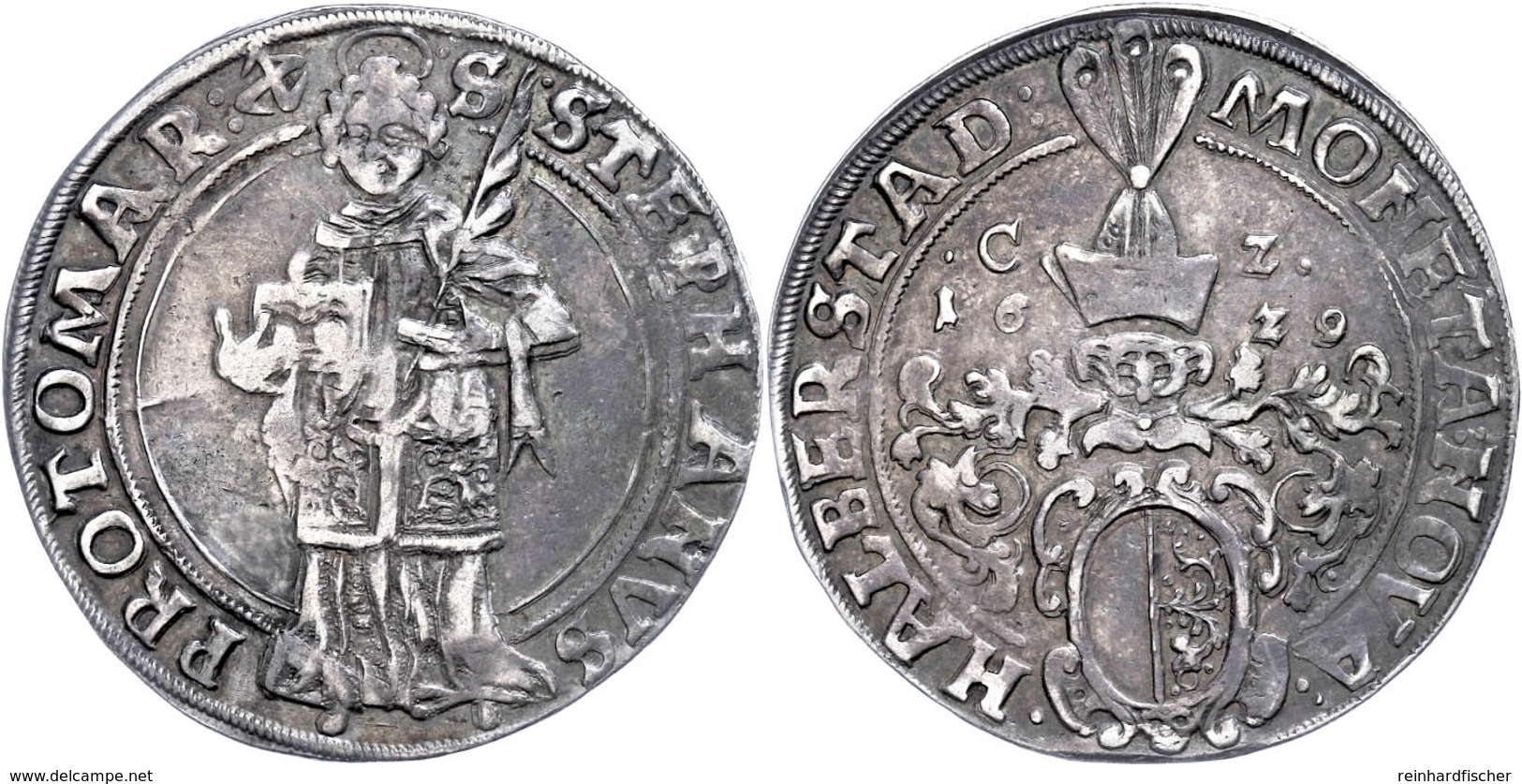 Taler, 1629, Dav. 5347, Schöne Patina, Ss.  Ss - Sonstige & Ohne Zuordnung