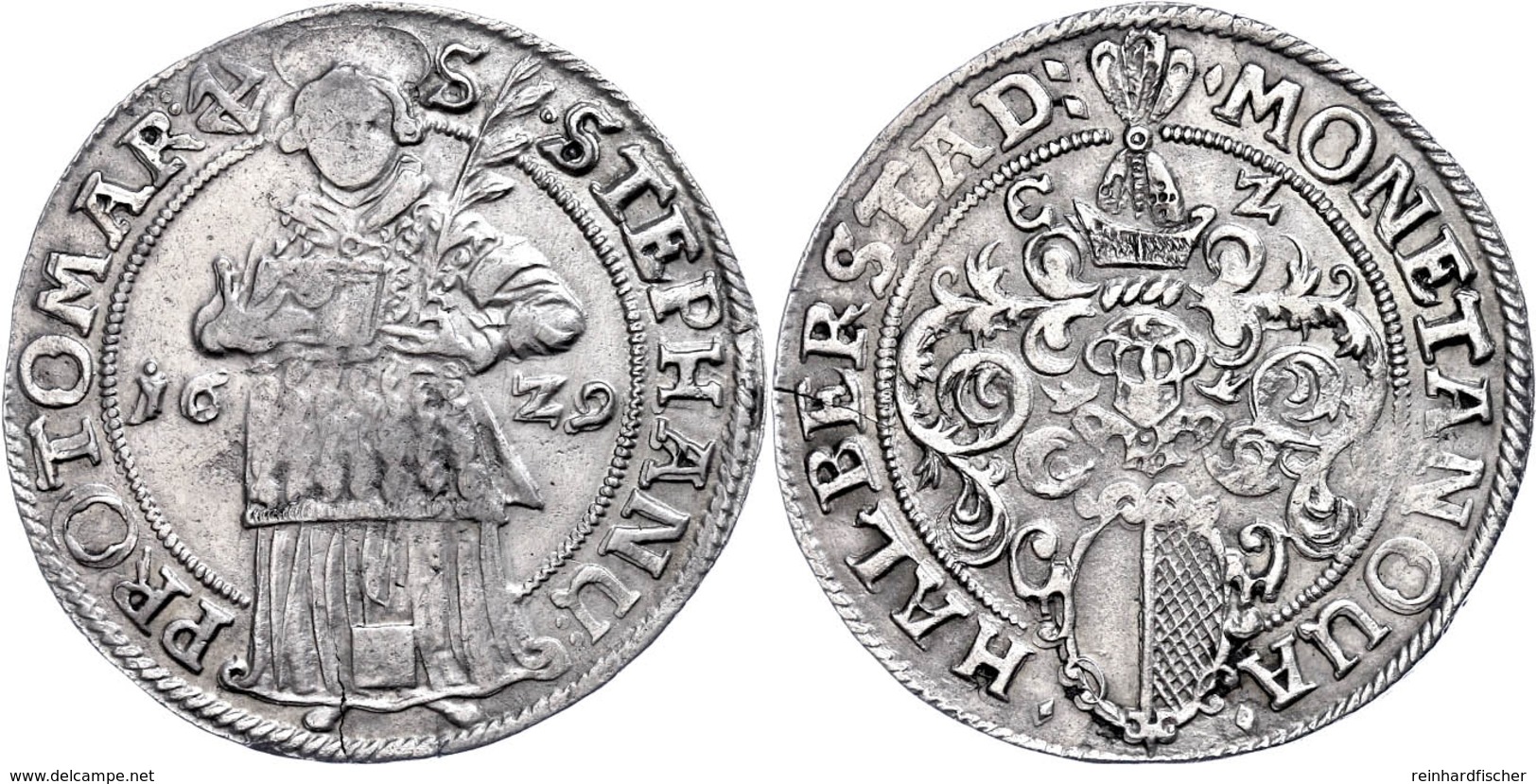 Taler, 1629, Dav. 5348, Kl. Schrötlingsriss, Ss-vz.  Ss-vz - Sonstige & Ohne Zuordnung