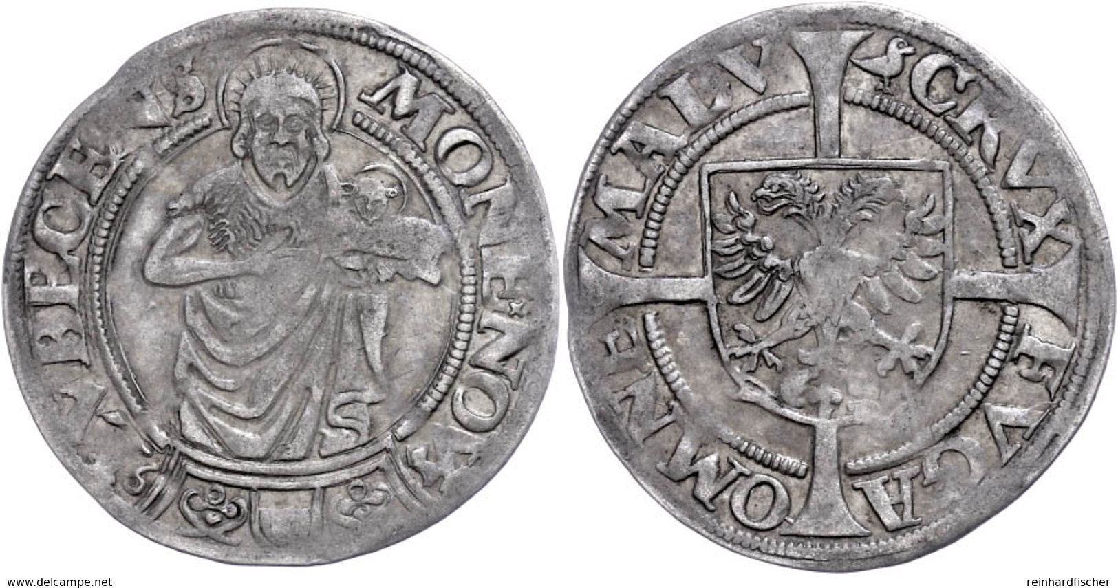 Doppelschilling, 1563, Behens 362, Prägeschwäche, Ss-vz.  Ss-vz - Sonstige & Ohne Zuordnung