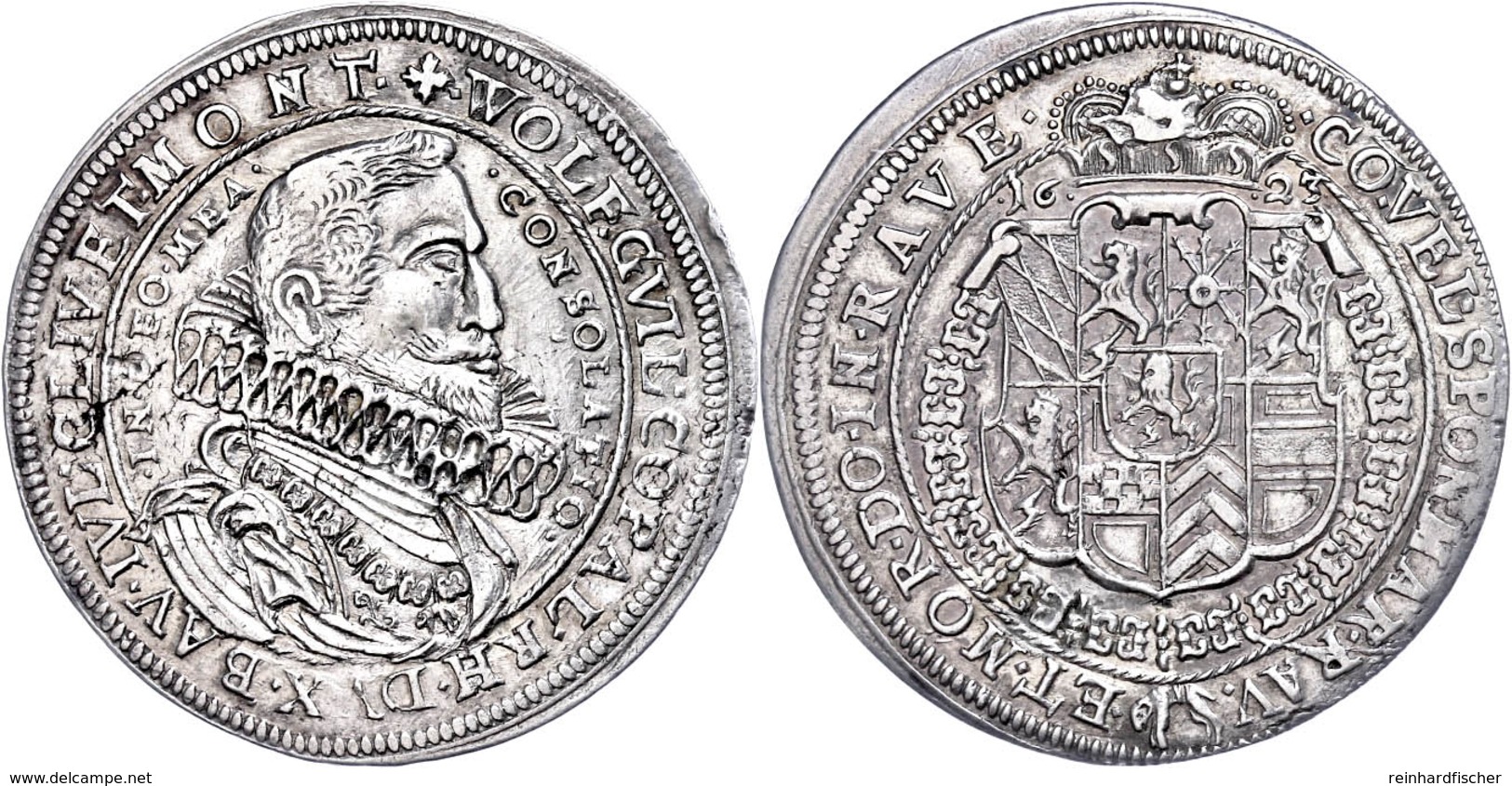 Taler, 1623, Wolfgang Wilhelm, Dav. 7161, Kl. Stempelfehler, Ss-vz.  Ss-vz - Sonstige & Ohne Zuordnung