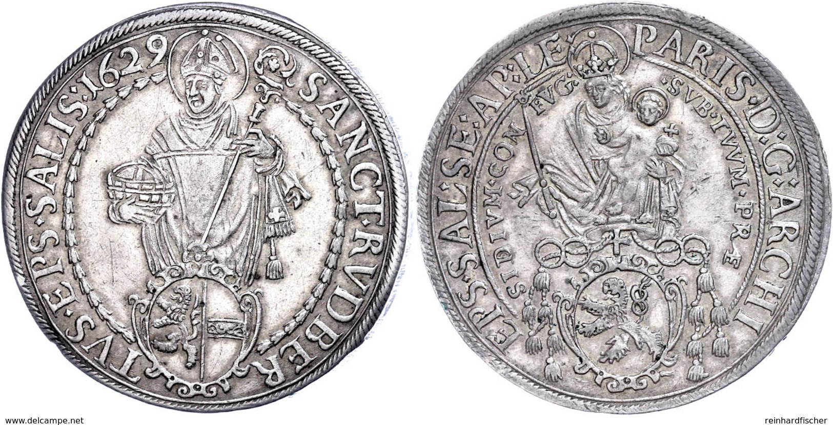 Taler, 1629, Paris Graf Von Lodron, Zöttl 1480, Probszt 1204, Vz.  Vz - Sonstige & Ohne Zuordnung