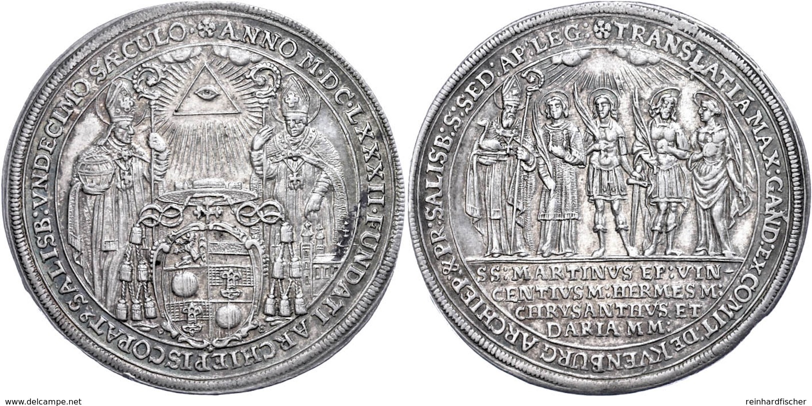 Taler, 1682, Max Gandolph Graf Von Küenburg, Signatur PS, Zöttl 1986, Dav. 3509, Vz.  Vz - Sonstige & Ohne Zuordnung