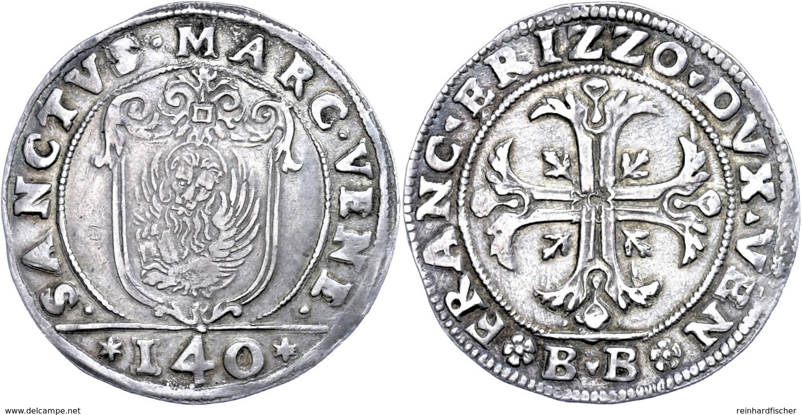 Venedig, Scudo, O.J. (1636), Francesco Erizzo, Dav. 4249, Vz.  Vz - Sonstige & Ohne Zuordnung