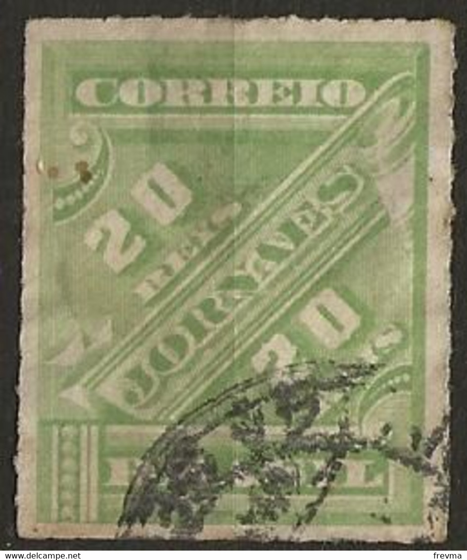 Timbre Bresil 1889 Postage 20r - Service