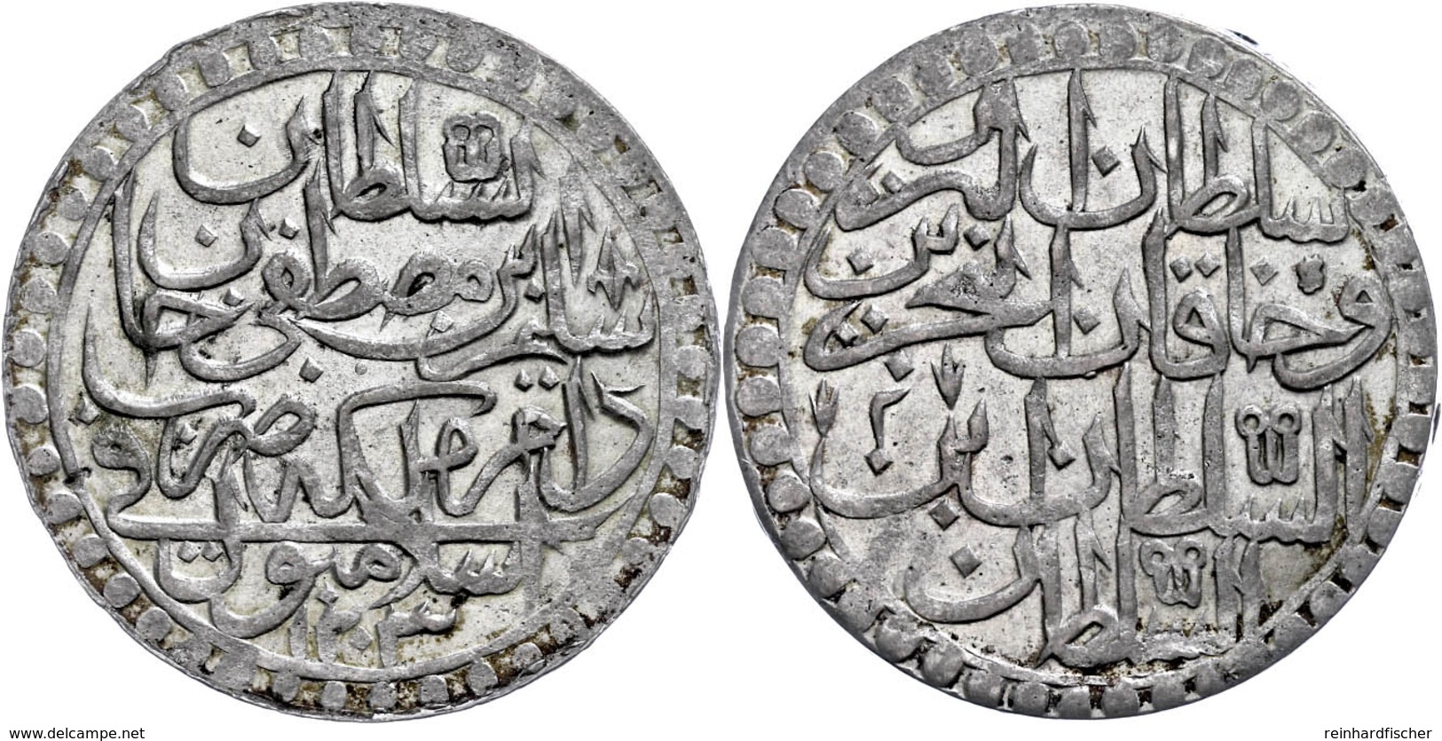 2 Zolota, AH 1203/2, Selim III., Konstantinopel, KM 501, Ss.  Ss - Orientalische Münzen