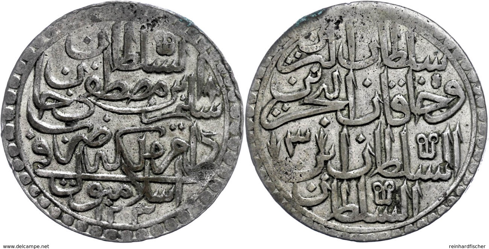 2 Zolota, AH 1203/3, Selim III., Konstantinopel, KM 501, Ss.  Ss - Orientalische Münzen