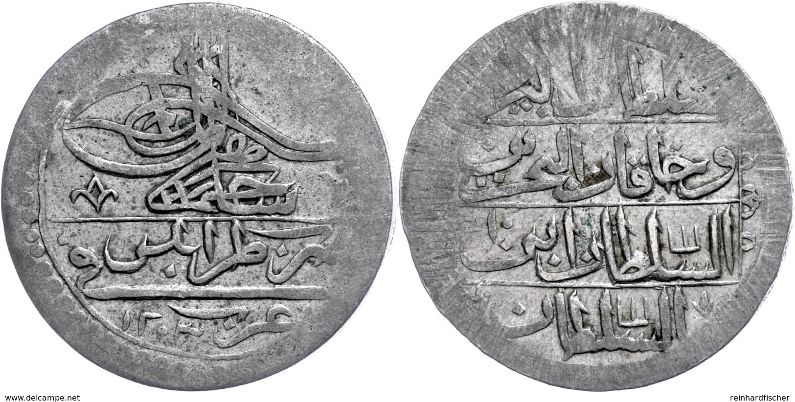 2 1/2 Kusrush (100 Para), AH 1210, Selim III., Tripolis, KM 67 (Lybien), Prägeschwäche Am Rand, Ss.  Ss - Orientalische Münzen