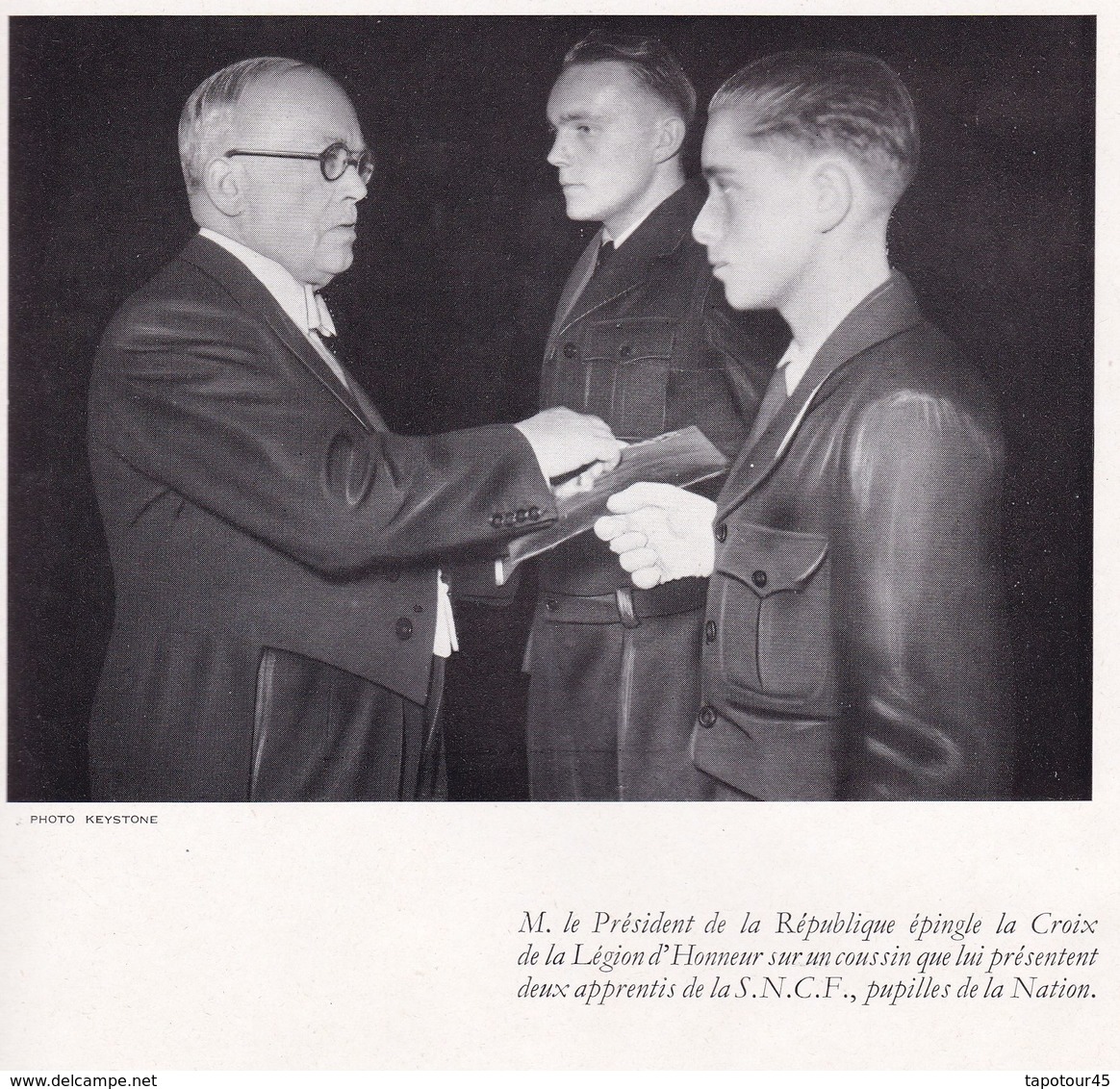 Fascicule Cartonné A4 SNCF 1951 Remise De La Légion D'Honneur (12 Pages Avec Les Discours) - Documents