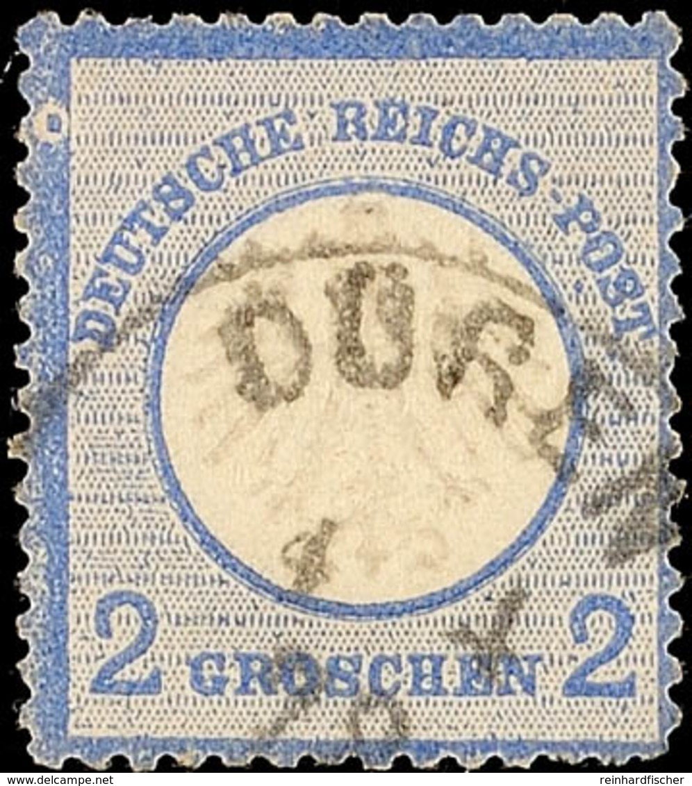 2 Gr. Kleiner Brustschild, Mit DZF Weißer Fleck Mit Blauem Punkt Im Linken Rand Oben, K1 "DÜREN 1.4.72", Katalog: 5 O - Sonstige & Ohne Zuordnung