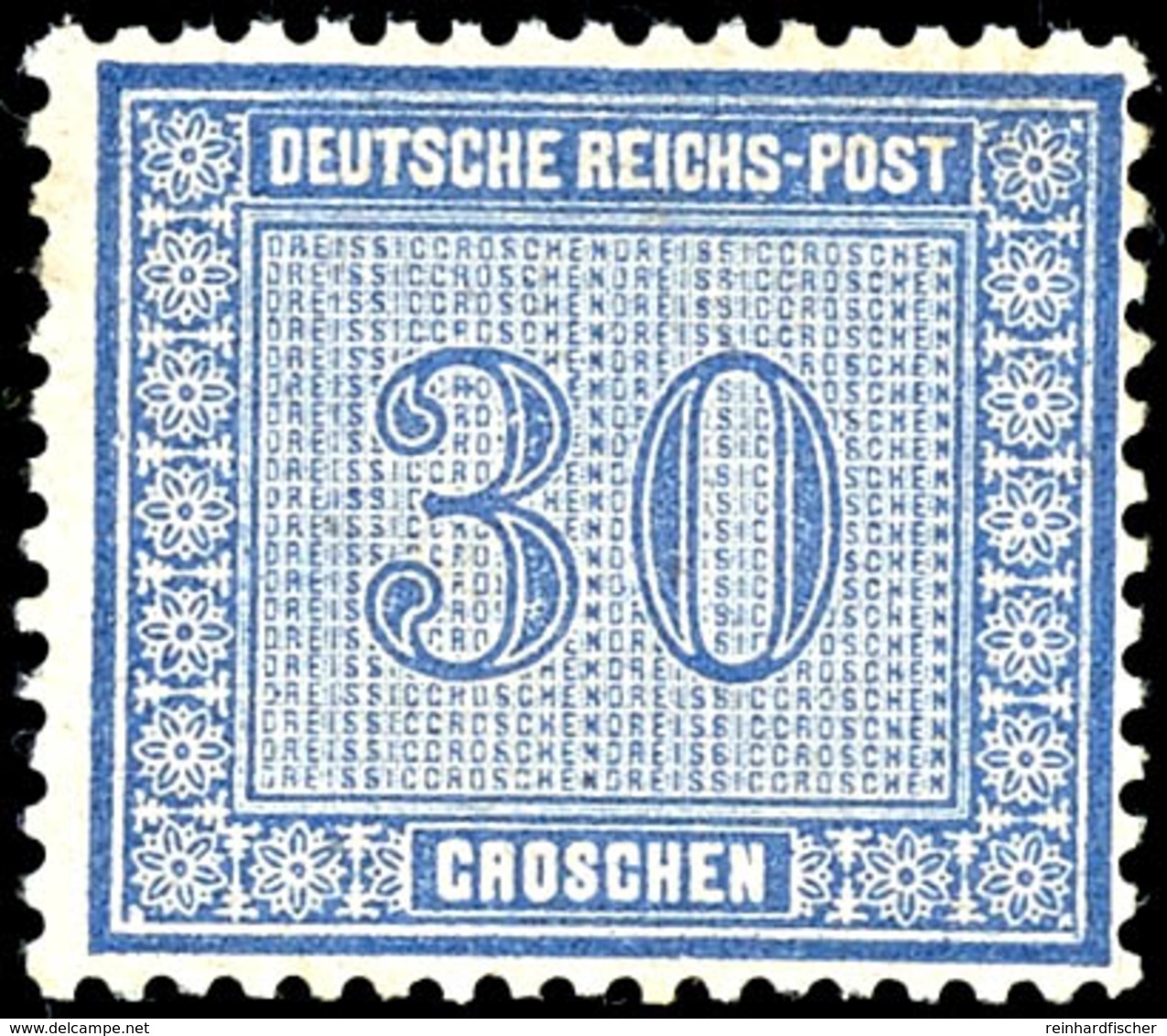 30 Gr. Grauultramarin, Postfrisch, Tadellos, Signiert Pfanninger, Fotobefund Krug BPP, Mi. 300.-, Katalog: 13 ** - Sonstige & Ohne Zuordnung