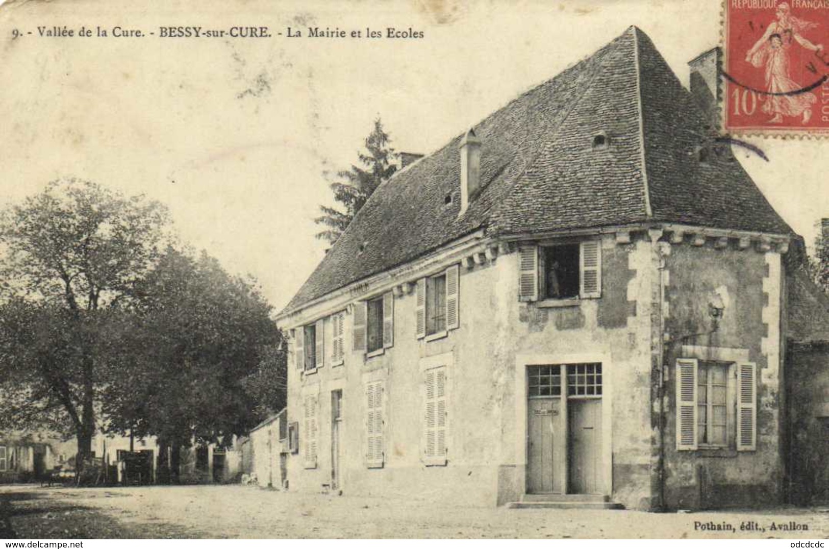 Vallée De La Cure BESSY Sur CURE  La Mairie Et Les Ecoles RV - Other & Unclassified