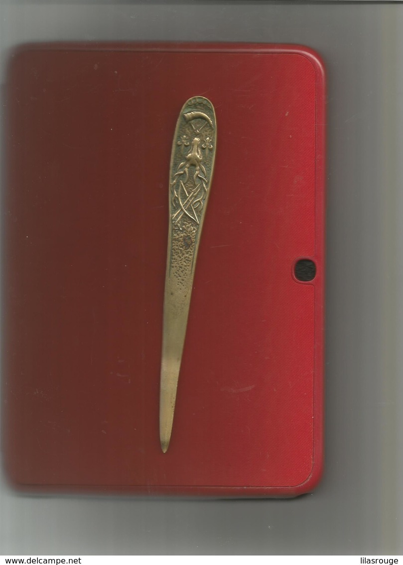 COUPE PAPIER ....OUVRE LETTRE EN BRONZE  ...LE VERRIER - Letter-opener