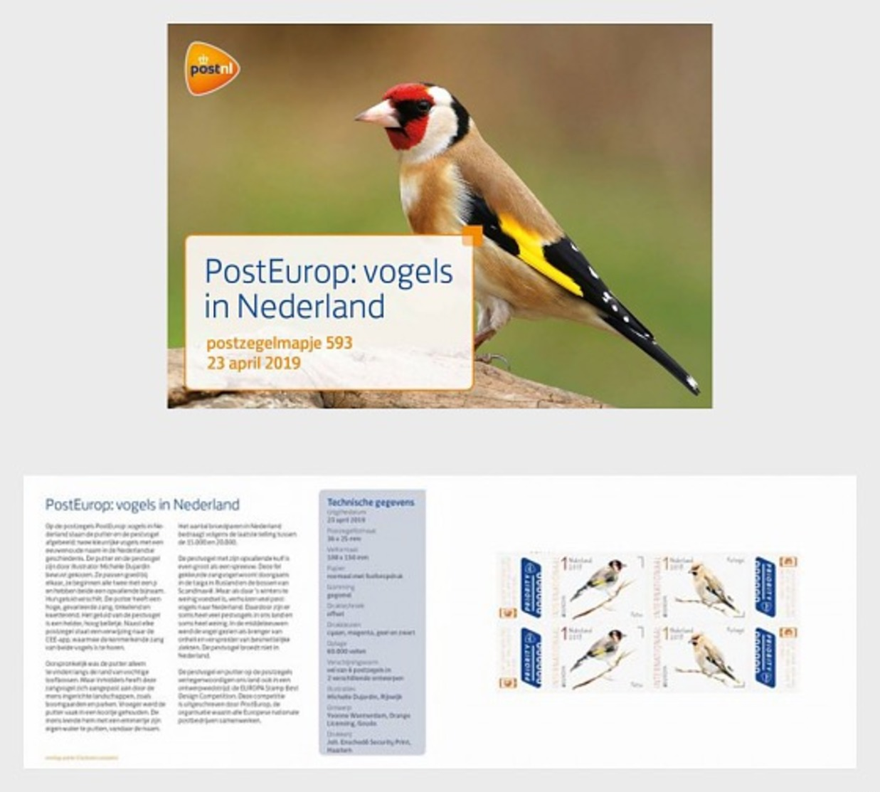 H01 Caribbean Netherlands 2019 Europa 2019 - Birds In The Netherlands Presentation Pack - Curacao, Netherlands Antilles, Aruba